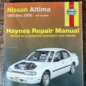 Haynes Manual for 1993-2006 Nissan Altima